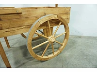 Houten marktkraam - afbeelding 4 van  4