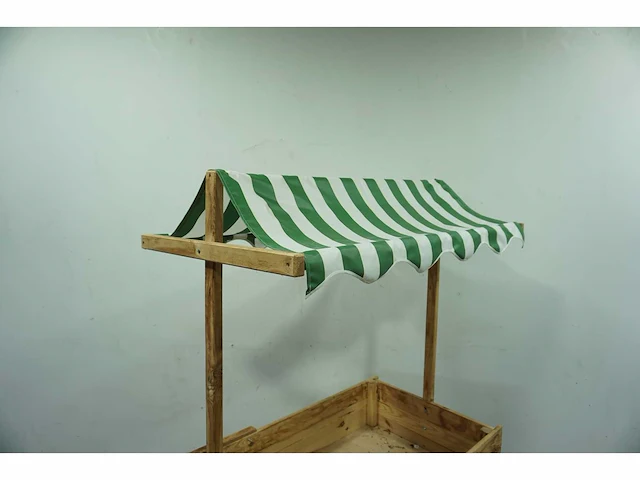 Houten marktkraam - afbeelding 3 van  5