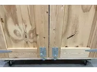 Houten mobiele opbergkist - afbeelding 7 van  7