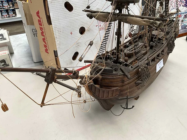 Houten modelship - afbeelding 3 van  9