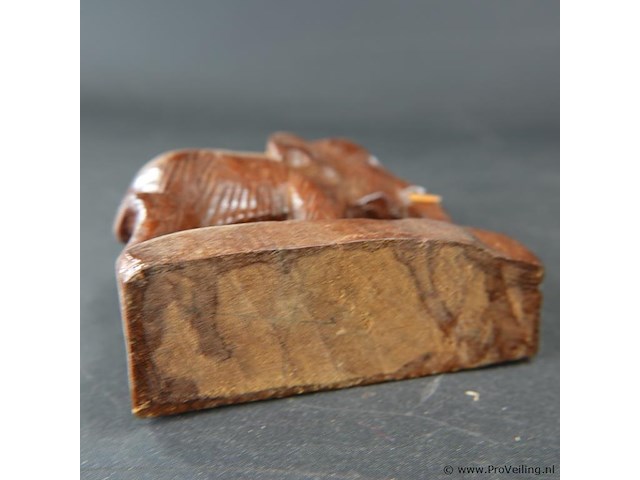 Houten olifant - afbeelding 3 van  3