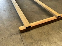 Houten paardenhekwerk 2-regels - 120 m - afbeelding 5 van  6