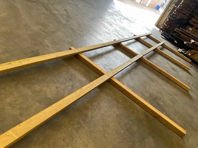 Houten paardenhekwerk 2-regels - 240 m - afbeelding 4 van  7