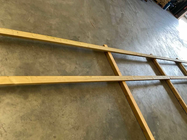 Houten paardenhekwerk 2-regels - 360 m - afbeelding 2 van  7