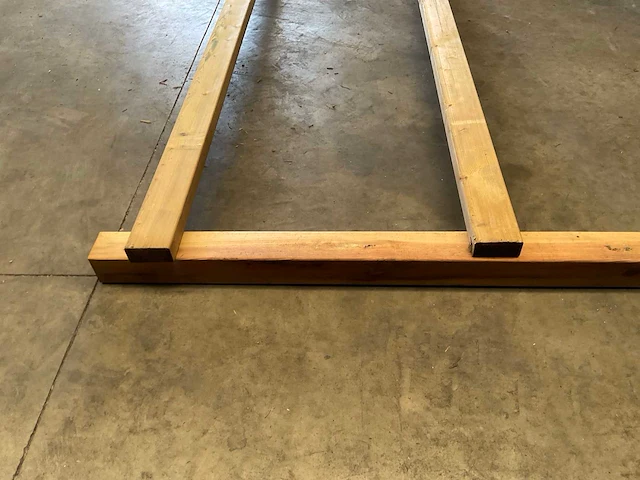 Houten paardenhekwerk 2-regels - 360 m - afbeelding 5 van  7