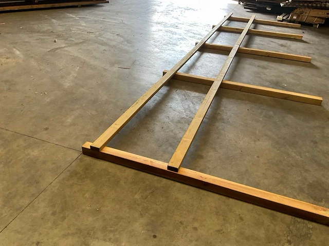 Houten paardenhekwerk 2-regels - 360 m - afbeelding 6 van  6