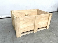 Houten palletbox 1300x890x630mm (5x)