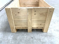 Houten palletbox 1300x890x630mm (5x) - afbeelding 6 van  7