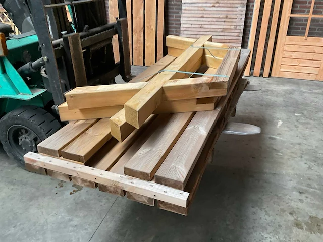 Houten picknick tafel 220 cm - afbeelding 3 van  5