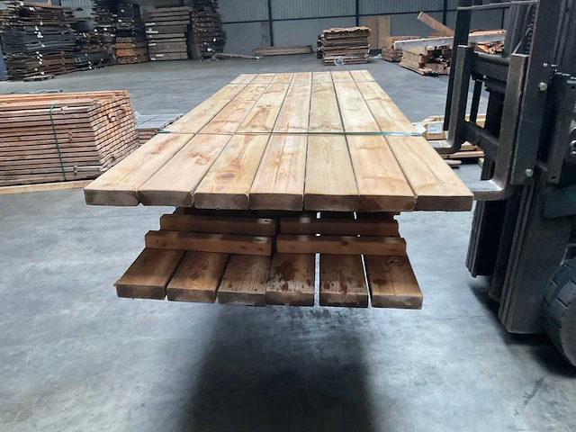 Houten picknicktafel 160 cm - afbeelding 2 van  6