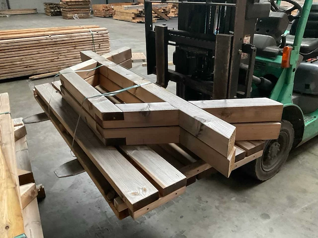 Houten picknicktafel 160 cm - afbeelding 1 van  4