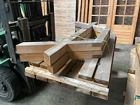 Houten picknicktafel 160 cm - afbeelding 2 van  4