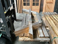 Houten picknicktafel 160 cm - afbeelding 3 van  4