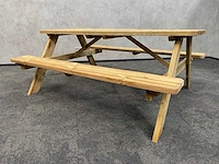 Houten picknicktafel - afbeelding 3 van  12