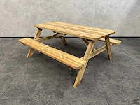 Houten picknicktafel - afbeelding 1 van  12
