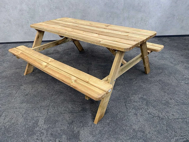 Houten picknicktafel - afbeelding 6 van  12