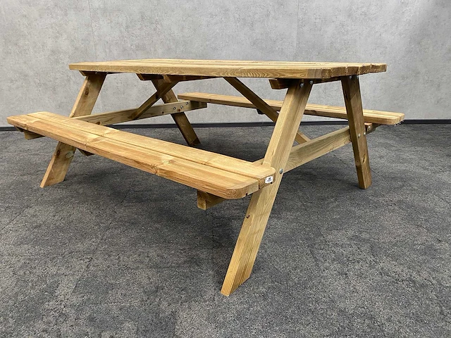Houten picknicktafel - afbeelding 7 van  12
