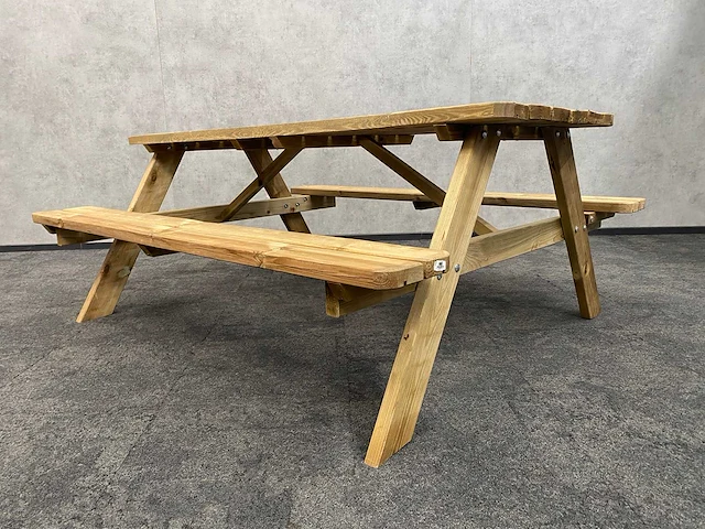 Houten picknicktafel - afbeelding 8 van  12