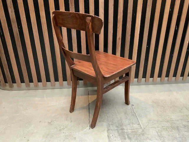 Houten restaurantstoel (10x) - afbeelding 4 van  6