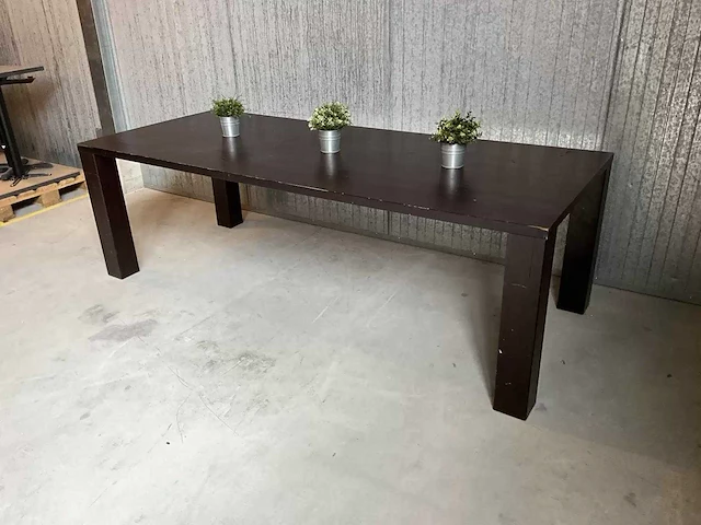 Houten restauranttafel (240 cm) - afbeelding 2 van  5