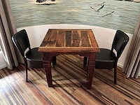 Houten restauranttafel (5x) - afbeelding 1 van  4