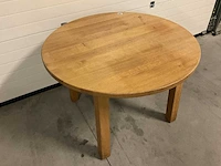 Houten ronde tafel (ø 114 cm) - afbeelding 1 van  3