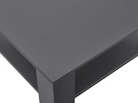 Houten salontafel - 60 x 60 cm - donkergrijs - 2 niveaus - afbeelding 6 van  8