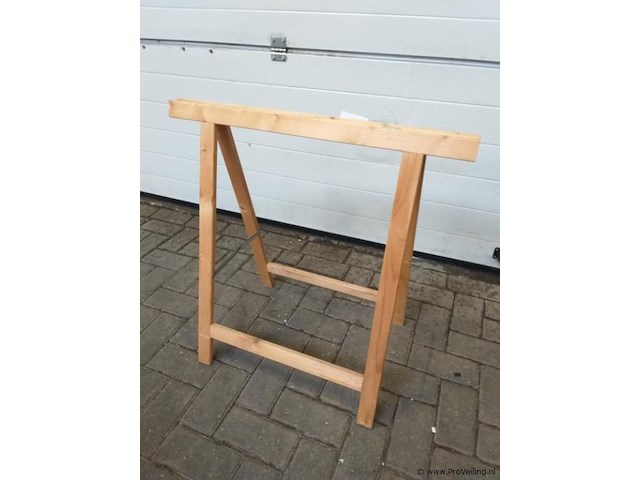 Houten schragen - 35 x - afbeelding 1 van  2