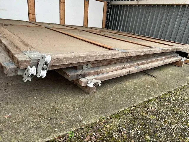 Houten schuifdeuren - diverse maten (6x) - afbeelding 3 van  5