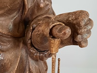 Houten sculptuur, vrouwe justitie - afbeelding 8 van  10