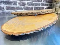 Houten serveerplank (2x) - afbeelding 1 van  3