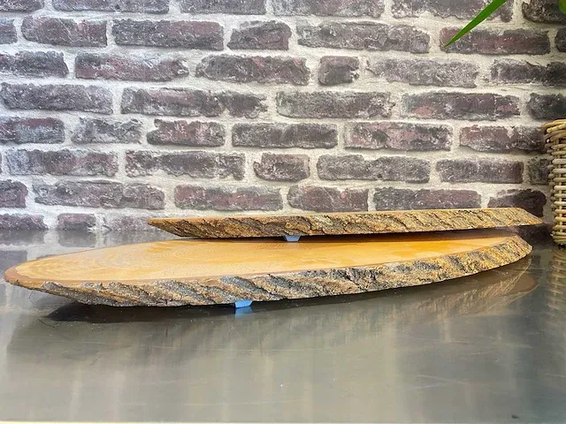 Houten serveerplank (2x) - afbeelding 2 van  3