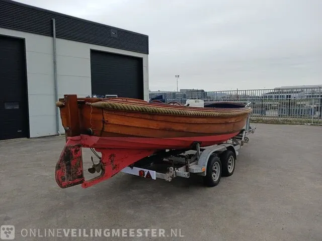 Houten sloep 7.30m - helderse vlet met stallingstrailer - afbeelding 2 van  51