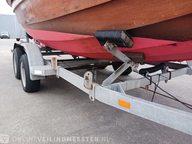 Houten sloep 7.30m - helderse vlet met stallingstrailer - afbeelding 18 van  51