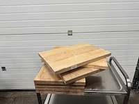 Houten snijplank (7x) - afbeelding 1 van  5