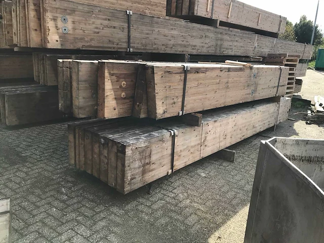 Houten spanten 13.5x55cm (6x) - afbeelding 3 van  4