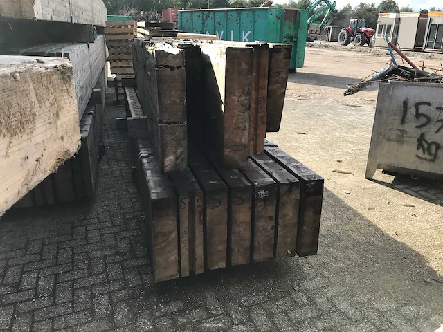 Houten spanten 13.5x55cm (6x) - afbeelding 4 van  4