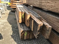 Houten spanten 13.5x55x530cm (6x) - afbeelding 1 van  4
