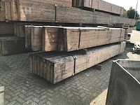 Houten spanten 13.5x55x530cm (6x) - afbeelding 3 van  4