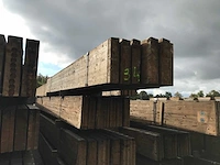 Houten spanten 13.5x55x620cm (6x) - afbeelding 1 van  2