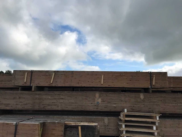 Houten spanten 13x55x530cm (6x) - afbeelding 4 van  4