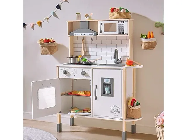 Houten speelgoedkeuken tiny land - afbeelding 1 van  3