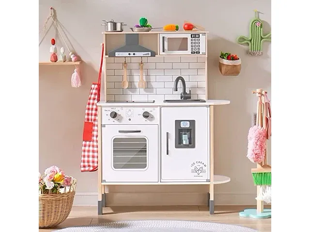 Houten speelgoedkeuken tiny land - afbeelding 3 van  3
