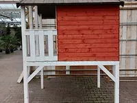 Houten speelhuis - afbeelding 4 van  10