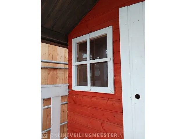 Houten speelhuis - afbeelding 8 van  10