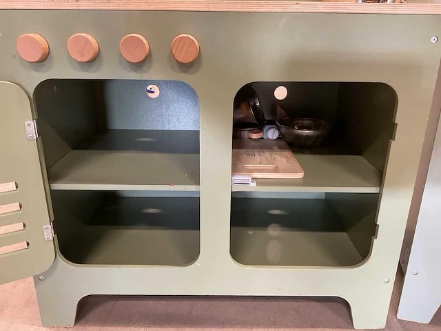 Houten speelkeuken (2x) - afbeelding 7 van  7