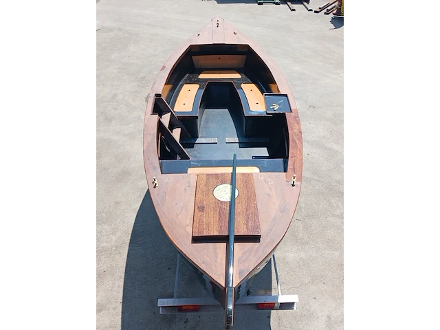 Houten spitsgat sloep met bun - afbeelding 6 van  36