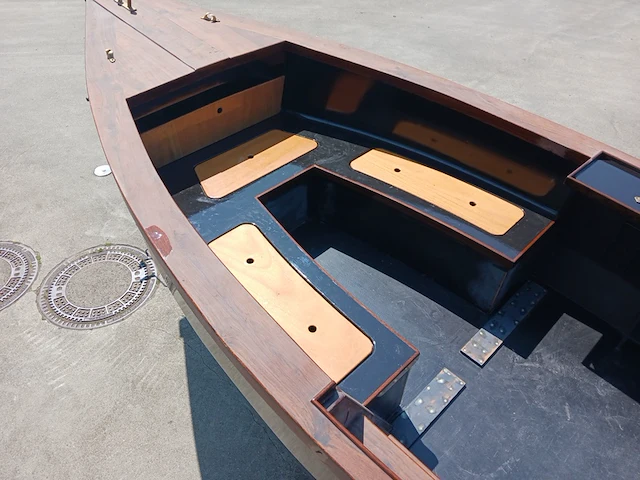 Houten spitsgat sloep met bun - afbeelding 7 van  36