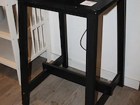 Houten statafel 74 x 73 x 103 cm. - afbeelding 2 van  2
