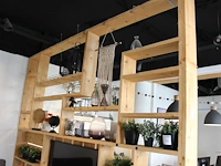 Houten stelling van steigerhout afm. 320 x 280 cm. - afbeelding 1 van  3
